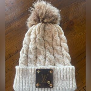 Upcycled Luxury Brand Beanie